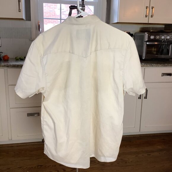 Howler Bros Medium H Bar Pearl Snap Shirt Short Sleeve - Picture 2 of 4